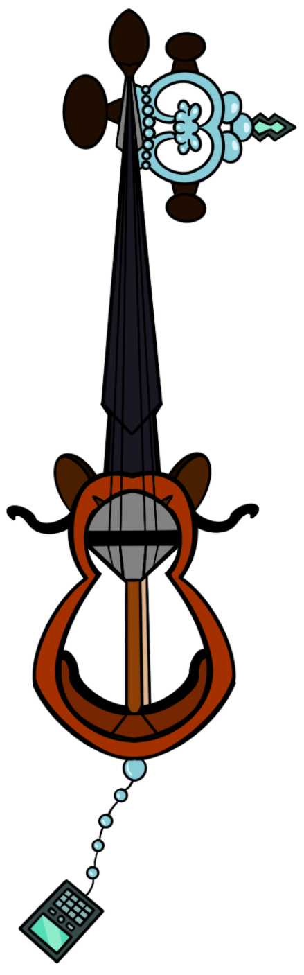 Keychain: Total Drama x Kingdom Hearts: Courtney (Perfect Order)