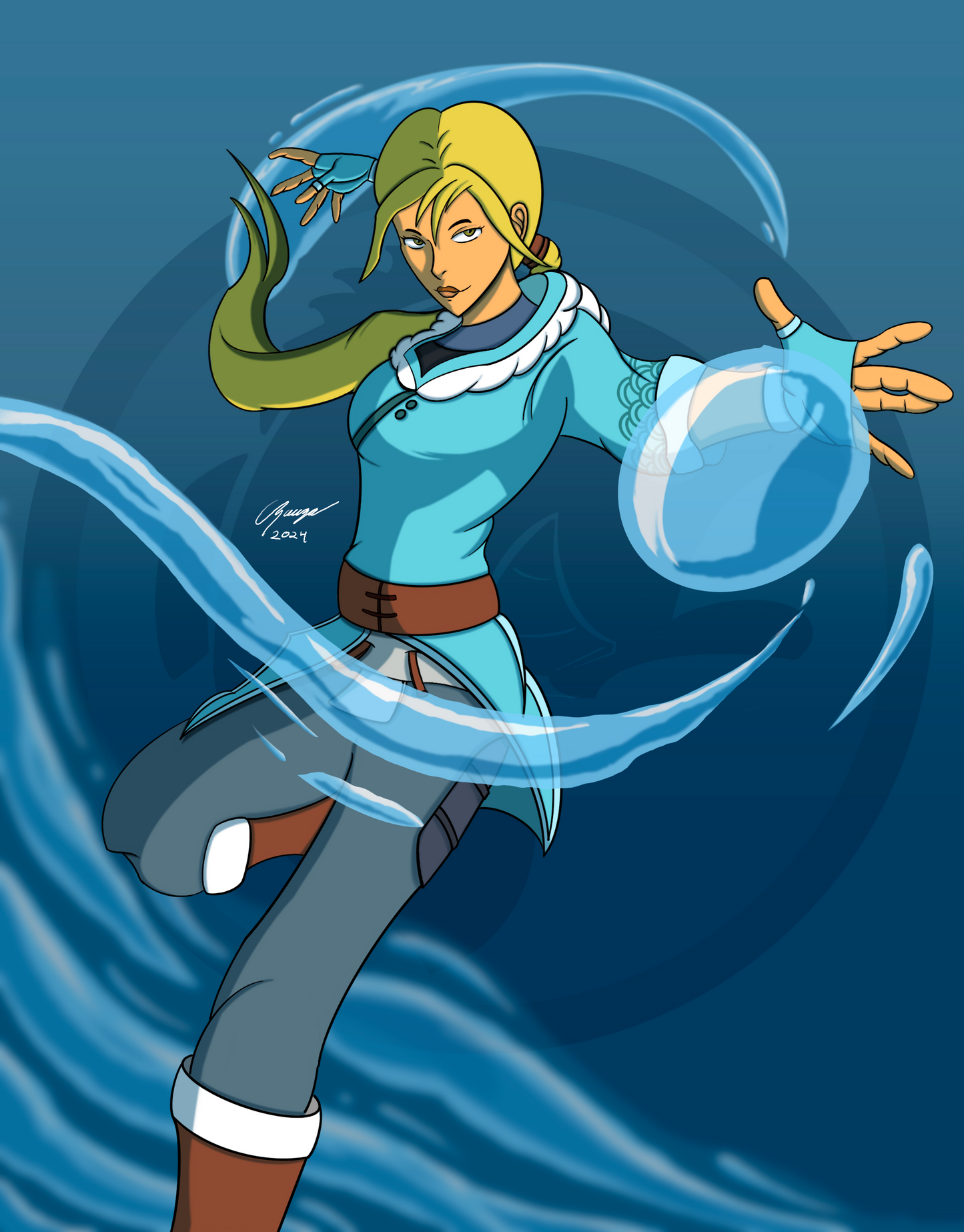 Print: Total Drama x Avatar: Bridgette (Part of Vol. 1)