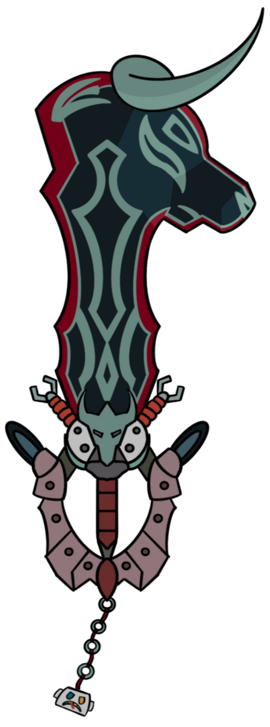 Keychain: Total Drama x Kingdom Hearts: Alejandro (Toro's Fury)