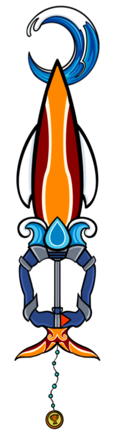 Keychain: Total Drama x Kingdom Hearts: Bridgette (Victorious Surfer)