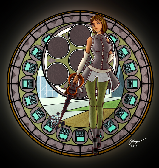 Print: Total Drama x Kingdom Hearts: Courtney (Station of Awakening)