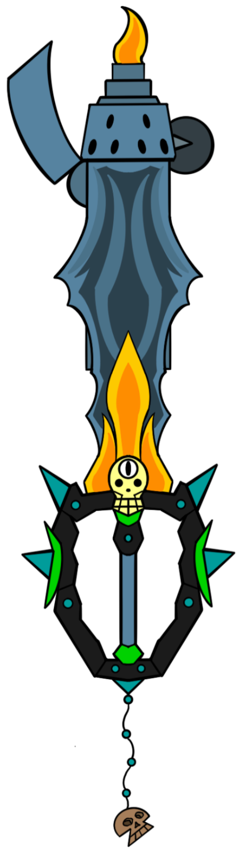 Keychain: Total Drama x Kingdom Hearts: Duncan (Delinquent's Passion)