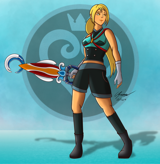 Print: Total Drama x Kingdom Hearts: Bridgette (Full Artwork)