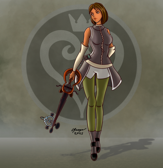 Print: Total Drama x Kingdom Hearts: Courtney (Full Artwork)