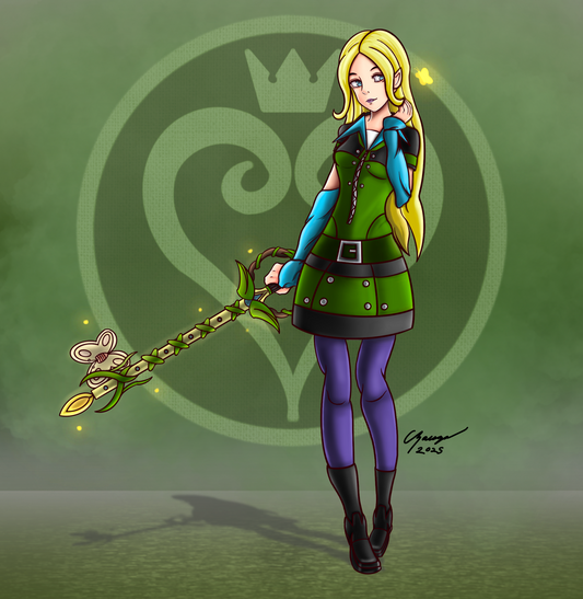 Print: Total Drama x Kingdom Hearts: Dawn (Full Artwork)