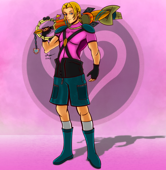 Print: Total Drama x Kingdom Hearts: Geoff (Full Artwork)